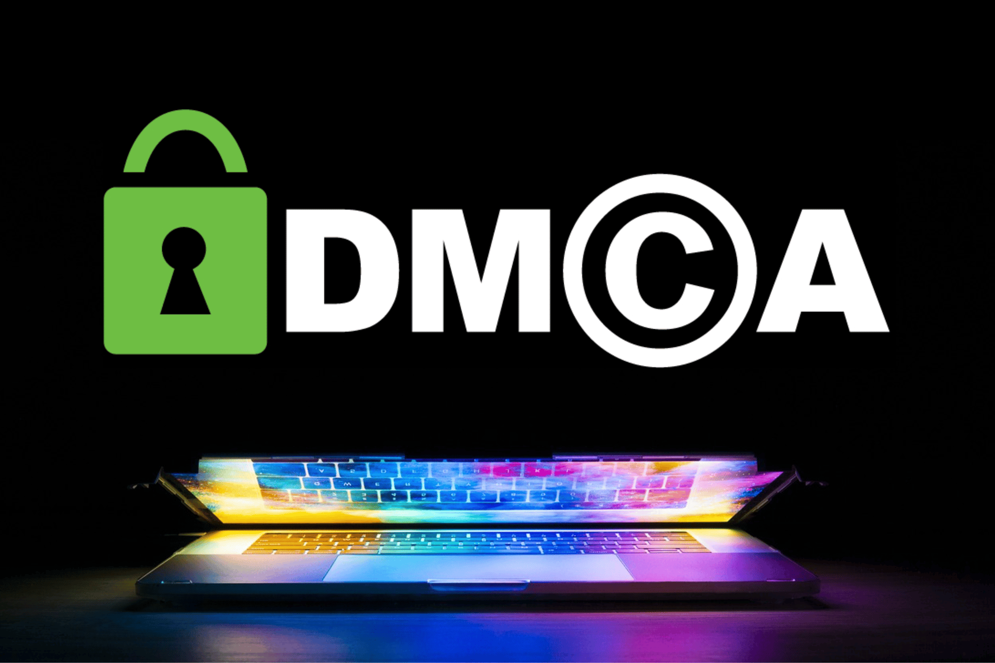 DMCA web page header