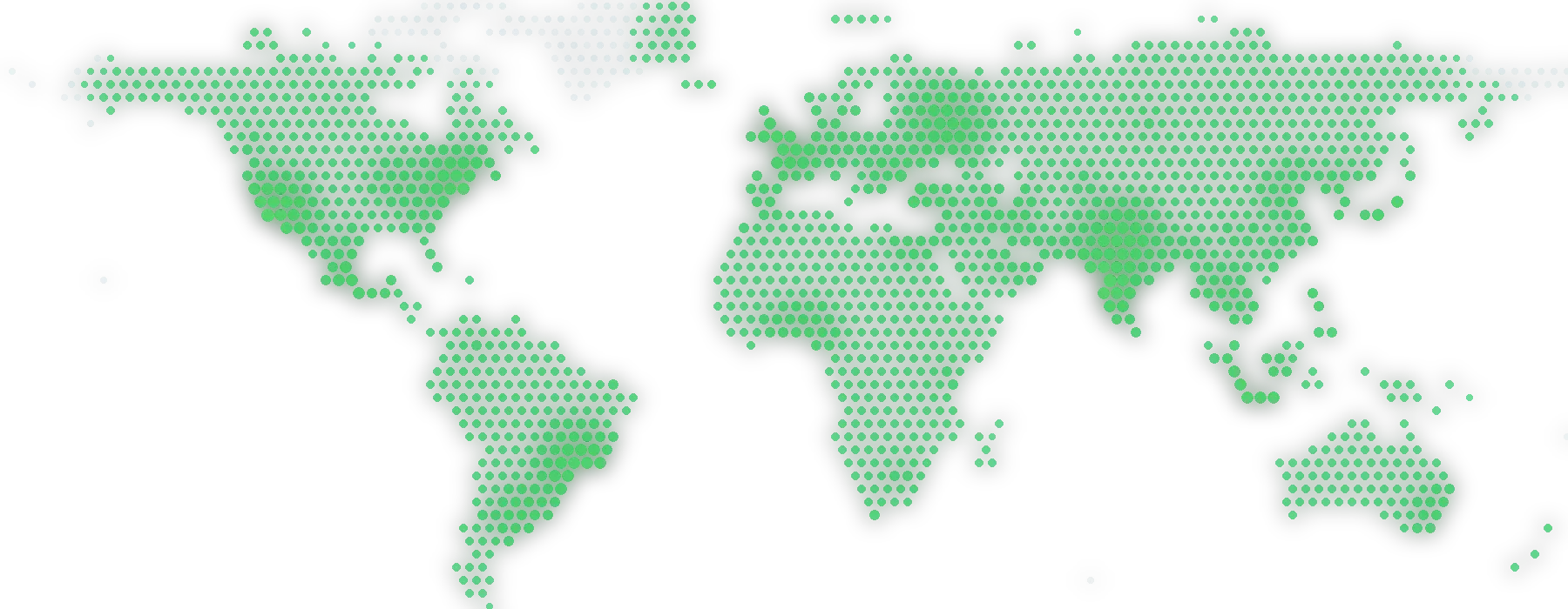 A dot map of the world. MUSO measures unlicensed demand in 192 countries.